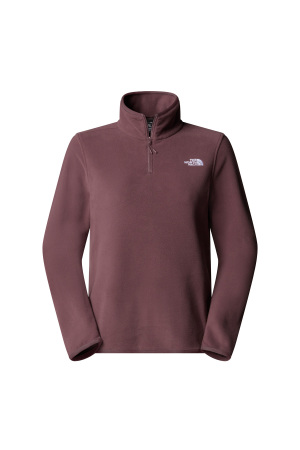 Glacıer Fleece 1/4 Zıp Kadın Polar - NF0A8D2J Açık Kahve - 4