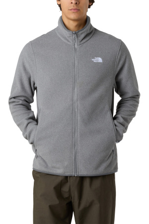 Glacier Tam Fermuarlı Erkek Polar Ceket - NF0A8D0R Gri - The North Face