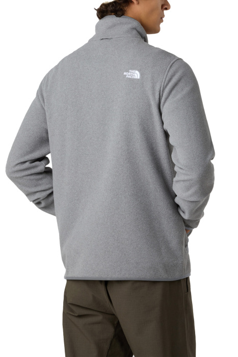 Glacier Tam Fermuarlı Erkek Polar Ceket - NF0A8D0R Gri - 3