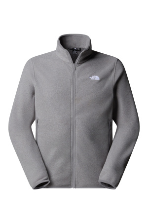 Glacier Tam Fermuarlı Erkek Polar Ceket - NF0A8D0R Gri - 5