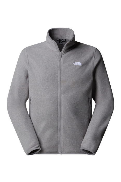 Glacier Tam Fermuarlı Erkek Polar Ceket - NF0A8D0R Gri - 5