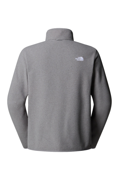 Glacier Tam Fermuarlı Erkek Polar Ceket - NF0A8D0R Gri - 6