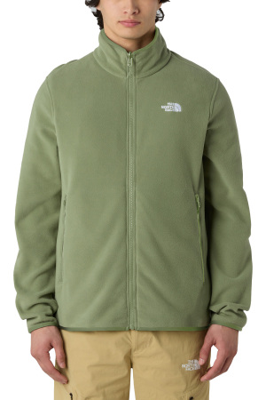 Glacier Tam Fermuarlı Erkek Polar Ceket - NF0A8D0R Krem - The North Face