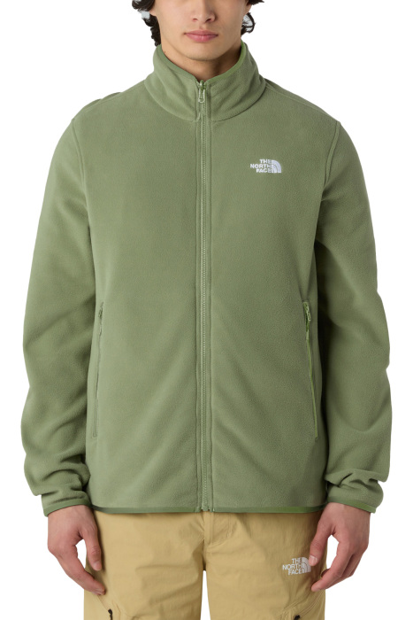 Glacier Tam Fermuarlı Erkek Polar Ceket - NF0A8D0R Krem - 1