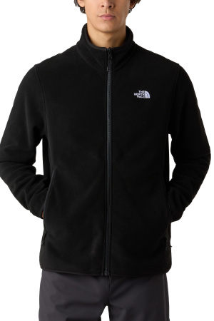 Glacier Tam Fermuarlı Erkek Polar Ceket - NF0A8D0R Siyah - The North Face