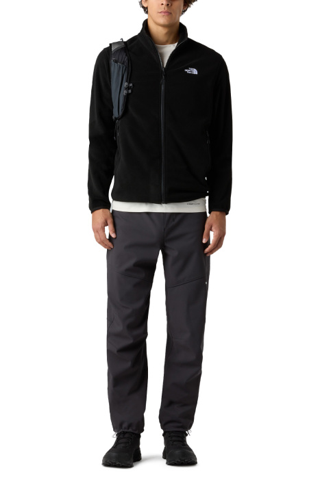 Glacier Tam Fermuarlı Erkek Polar Ceket - NF0A8D0R Siyah - 2