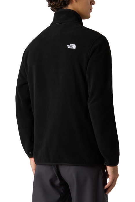 Glacier Tam Fermuarlı Erkek Polar Ceket - NF0A8D0R Siyah - 3