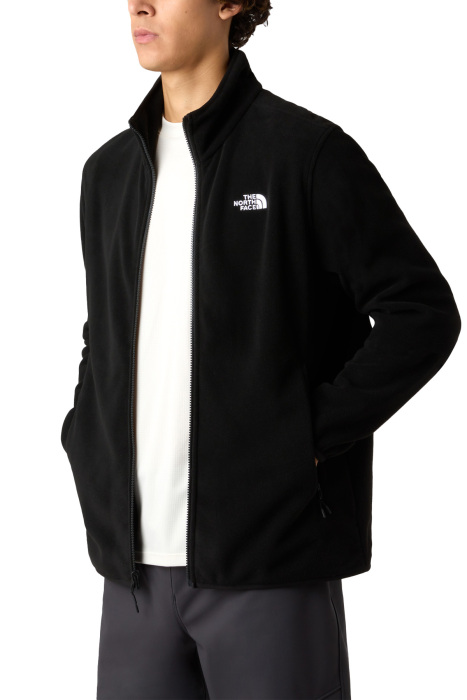 Glacier Tam Fermuarlı Erkek Polar Ceket - NF0A8D0R Siyah - 4