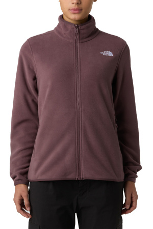 Glacier Tam Fermuarlı Kadın Polar - NF0A8D2F Açık Kahve - The North Face