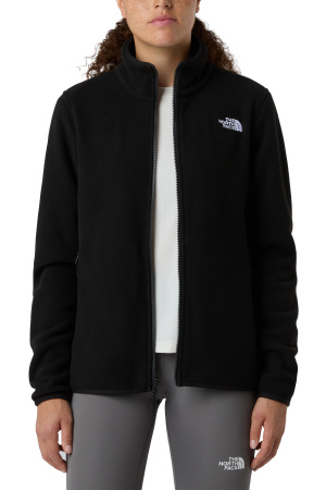 Glacier Tam Fermuarlı Kadın Polar - NF0A8D2F Siyah - 4