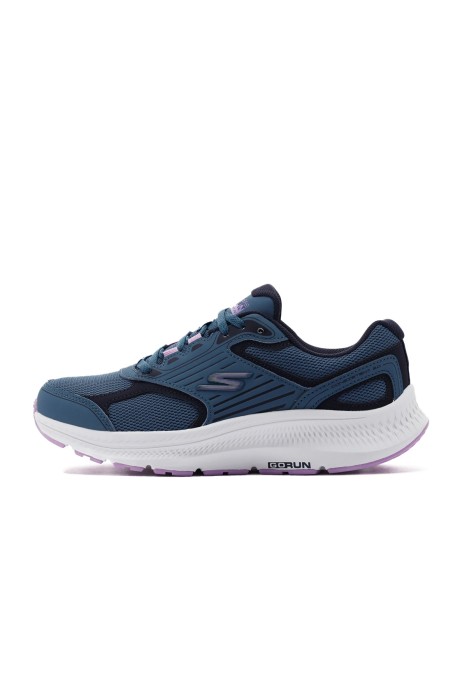 Skechers - Go Run Consistent 2.0 Kadın Ayakkabı - 128606 Mavi/Mor