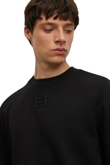 Göğüs Logolu, Pamuklu Erkek SweatShirt - 50495617 Siyah - 2