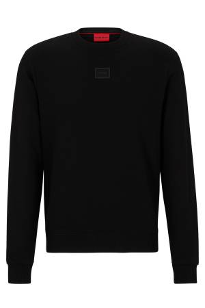 Göğüs Logolu, Pamuklu Erkek SweatShirt - 50495617 Siyah - 5