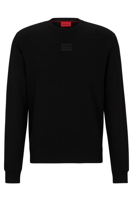 Göğüs Logolu, Pamuklu Erkek SweatShirt - 50495617 Siyah - 5