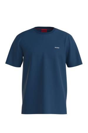 Göğüs Logolu Pamuklu Erkek T-Shirt - 50466158 Lacivert - Thumbnail
