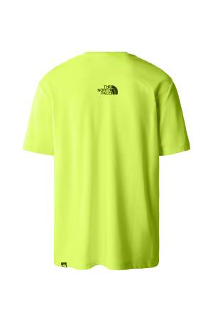 Graphic Erkek T-Shirt - NF0A823Y Neon Sarı - Thumbnail