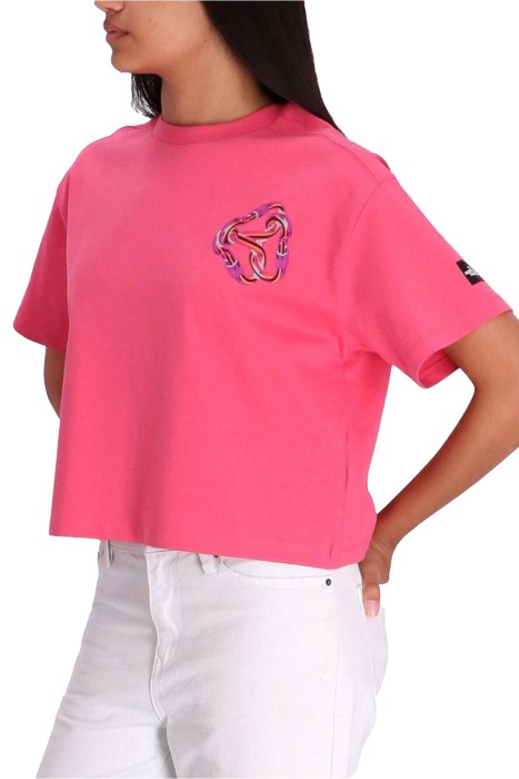 Graphıc Kadın Crop T-Shirt - NF0A823Z Pembe