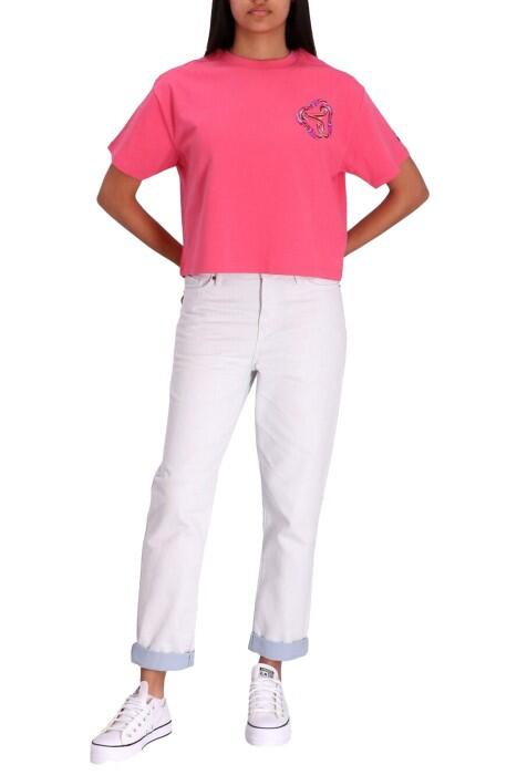 Graphıc Kadın Crop T-Shirt - NF0A823Z Pembe - 1