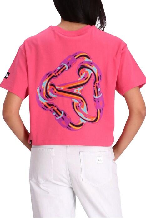 Graphıc Kadın Crop T-Shirt - NF0A823Z Pembe - 2