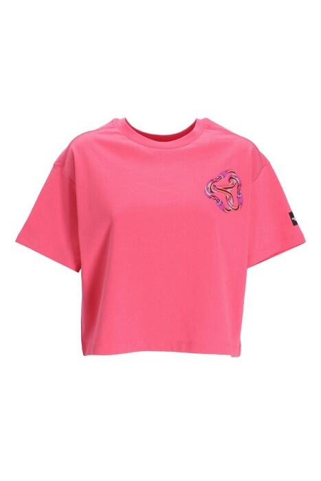 Graphıc Kadın Crop T-Shirt - NF0A823Z Pembe - 4