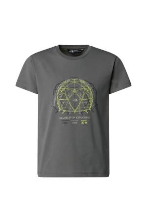 Graphıc Relaxed S/S Tee Erkek Çocuk T-Shirt - NF0A8AXG Krem - The North Face