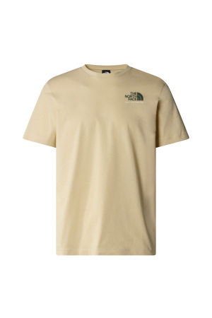 Graphıc S/S Tee 3 Erkek T-Shirt - NF0A87EW Bej - The North Face