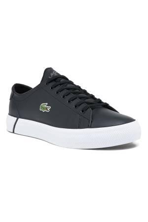 Gripshot Erkek Deri Sneaker Ayakkabı - 741CMA0014 Siyah/Beyaz - Lacoste