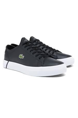 Gripshot Erkek Deri Sneaker Ayakkabı - 741CMA0014 Siyah/Beyaz - Thumbnail