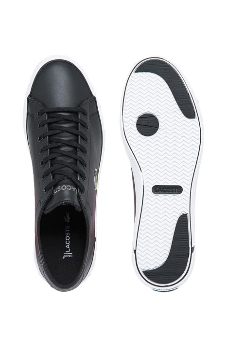 Gripshot Erkek Deri Sneaker Ayakkabı - 741CMA0014 Siyah/Beyaz