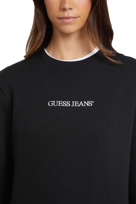 Guess Logo İşlemeli Kadın SweatShirt - W4YQ10KC811 Siyah - 2