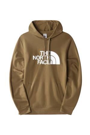 Half Dome Pullover Hoodie - Eu Erkek SweatShirt - NF0A4M8L Haki - Thumbnail