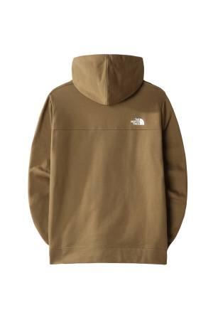 Half Dome Pullover Hoodie - Eu Erkek SweatShirt - NF0A4M8L Haki - Thumbnail