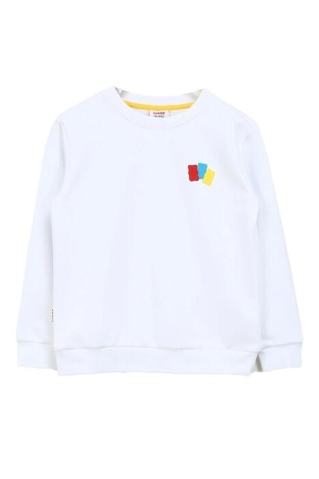 Haribo Çocuk SweatShirt - HRBTXT300 Beyaz