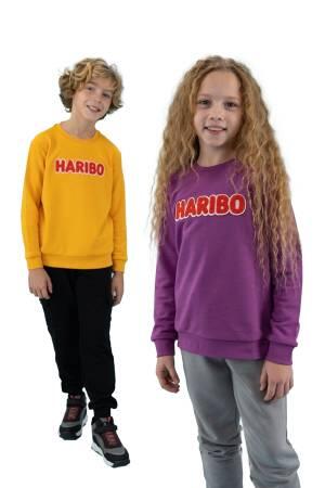 Haribo Çocuk SweatShirt - HRBTXT308 Hardal - Thumbnail