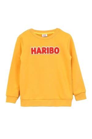 Haribo Çocuk SweatShirt - HRBTXT308 Hardal - Thumbnail