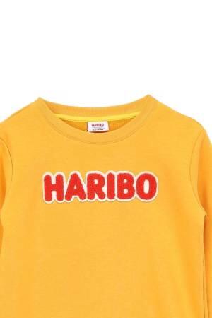 Haribo Çocuk SweatShirt - HRBTXT308 Hardal - Thumbnail