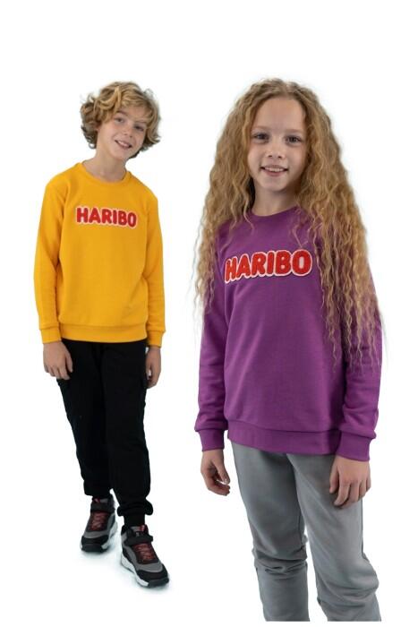 Haribo Çocuk SweatShirt - HRBTXT308 Lila