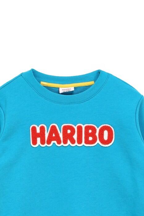 Haribo Çocuk SweatShirt - HRBTXT308 Turkuaz