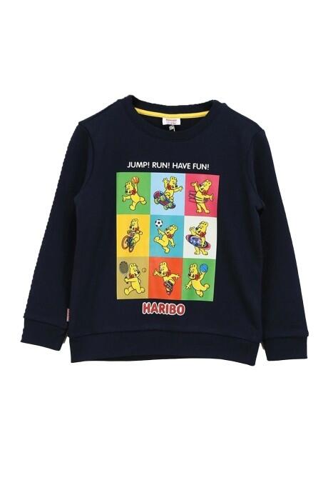 Haribo Erkek Çocuk SweatShirt - HRBTXT301 Lacivert