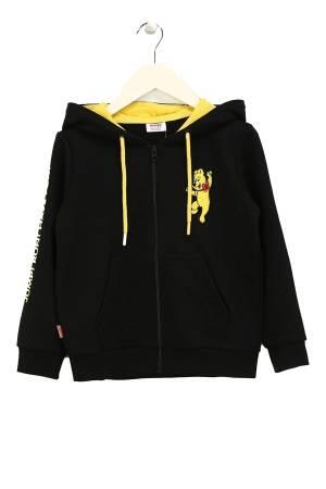 Haribo Hoodie Çocuk SweatShirt - HRBTXT319 Siyah - Thumbnail