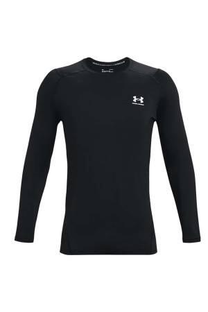 HeatGear® Armor Fitted Erkek Uzun Kollu T-Shirt - 1361506 Siyah - Thumbnail
