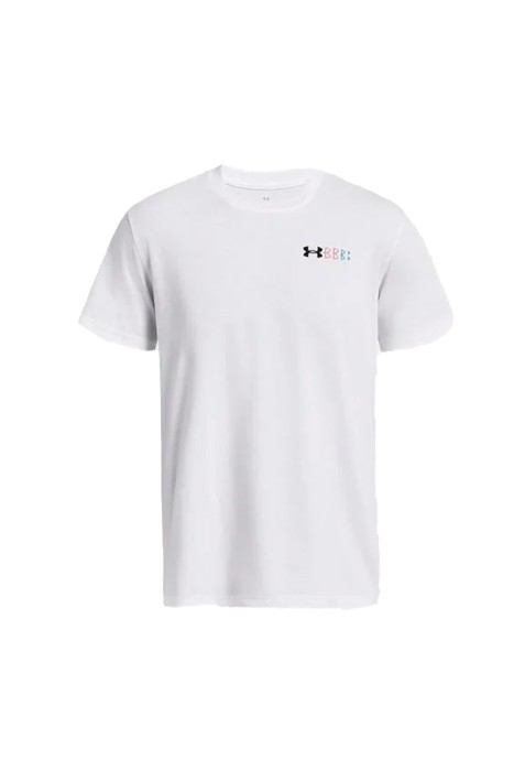 Heavyweight Left Chest Logo Repeat Erkek T-Shirt - 1382904 Beyaz