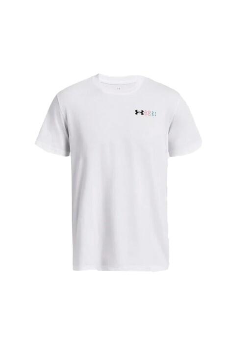 Heavyweight Left Chest Logo Repeat Erkek T-Shirt - 1382904 Beyaz - 3