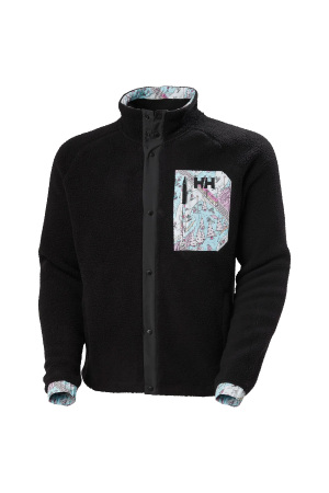 Helly Hansen Panorama Pile Snap Erkek Mont - 63348 Siyah - Helly Hansen