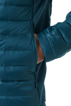 Helly Hansen Verglas Down Hybrıd Hood 2.0 Erkek Mont - 63361 Petrol Yeşili - 3