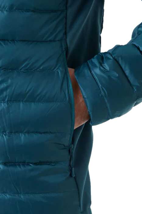 Helly Hansen Verglas Down Hybrıd Hood 2.0 Erkek Mont - 63361 Petrol Yeşili - 3