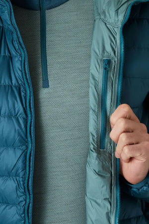 Helly Hansen Verglas Down Hybrıd Hood 2.0 Erkek Mont - 63361 Petrol Yeşili - 5