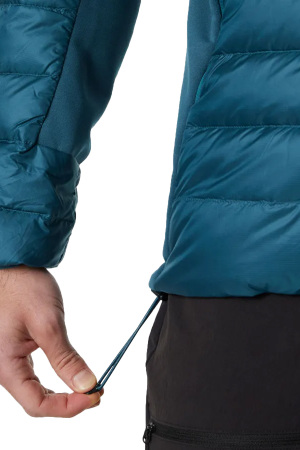Helly Hansen Verglas Down Hybrıd Hood 2.0 Erkek Mont - 63361 Petrol Yeşili - 6