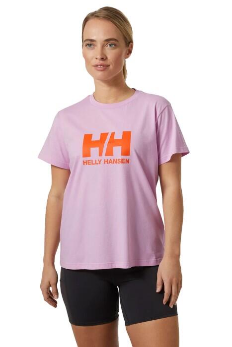 Hh Logo 2.0 Kadın T-Shirt - 34465 Lila - 1