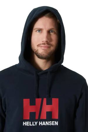 Hh Logo 2.0 Kapüşonlu Erkek SweatShirt - 30394 Lacivert - 4